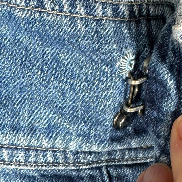 Citizens of Humanity Noelle Ultra High-Rise Belted Cargo Jeans, Medium Wash, 27 - Picture 6 of 13